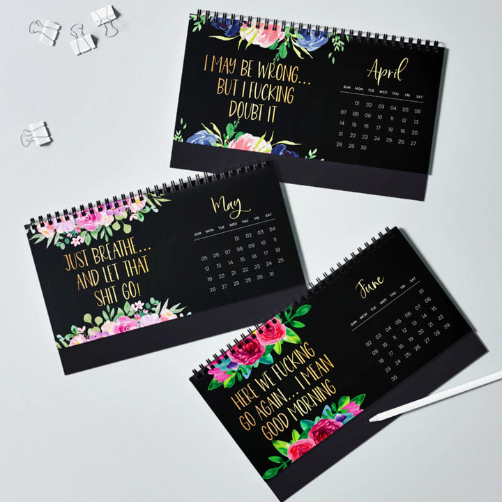 2025 Inspirational Wall Planner, showing ample space for notes and colorful design elements