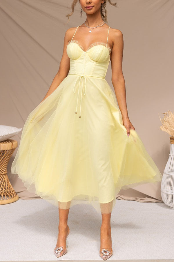 Women's sleeveless maxi dress with flowy silhouette, lightweight layered fabric, perfect for special occasions.