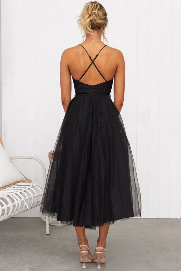 Women's sleeveless maxi dress with flowy silhouette, lightweight layered fabric, perfect for special occasions.