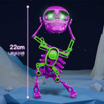 PURPLE GREEN(LIGHTS + MUSIC)-22 CM/ 8.6 INCH