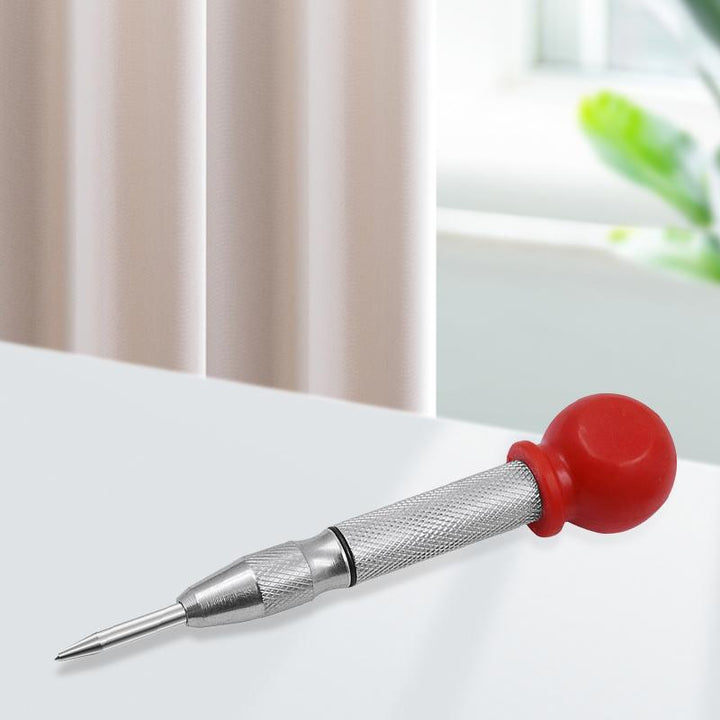 Durable automatic center punch tool, ideal for DIY projects, engineering, and home improvement