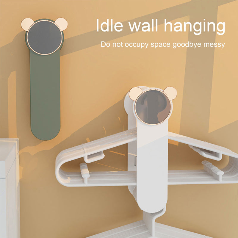 Innovative wall-mounted hanger system, offering smart storage for a clutter-free home.