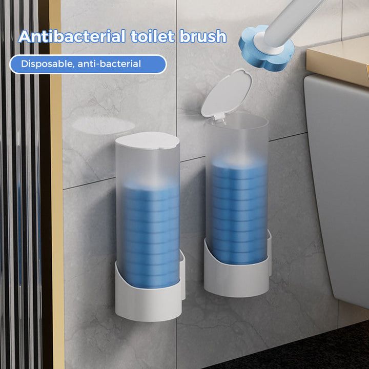Disposable Toilet Brush Cleaning System, bathroom hygiene tool