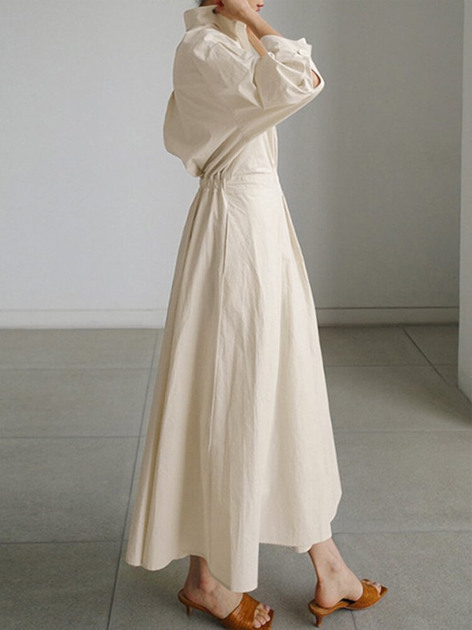 Chic women's summer long dress. Comfortable and flowy, perfect for effortless warm-weather style.