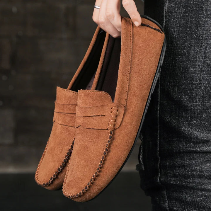 Elegant women's tassel loafers in deep burgundy, perfect for chic casual wear or office, comfortable slip-on flats