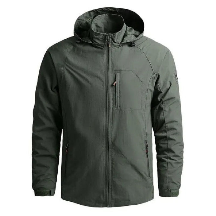 Men's casual outerwear zipper jacket, blending comfort with streetwear fashion
