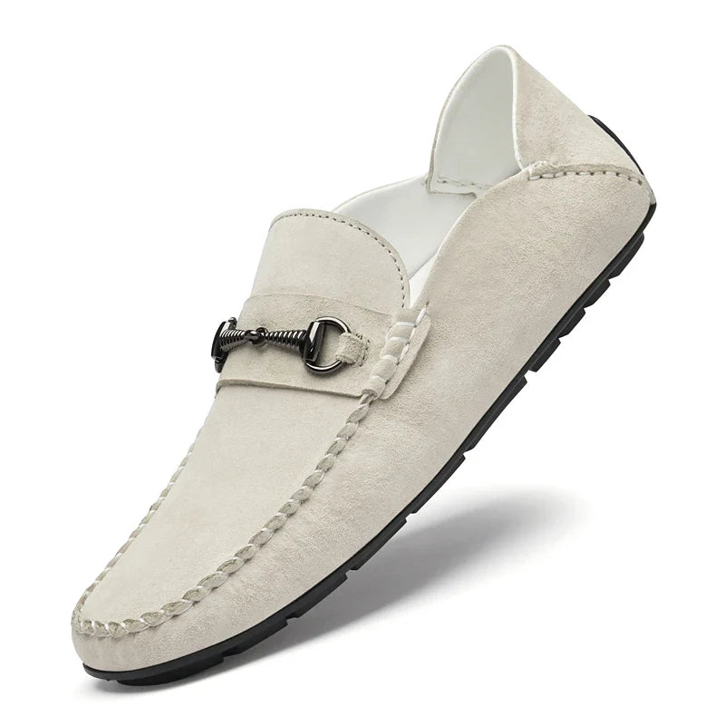 Men's slip-on suede bit loafers, offering both style and comfort, an essential in men's shoe collection