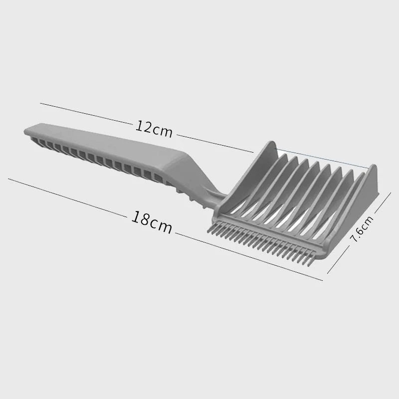 High-quality men's grooming comb, anti-static for professional hair styling and blending
