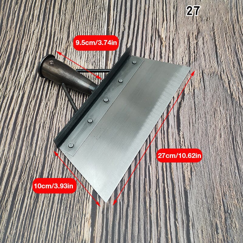 Stainless steel weed remover, heavy-duty scraper for efficient home and garden cleaning