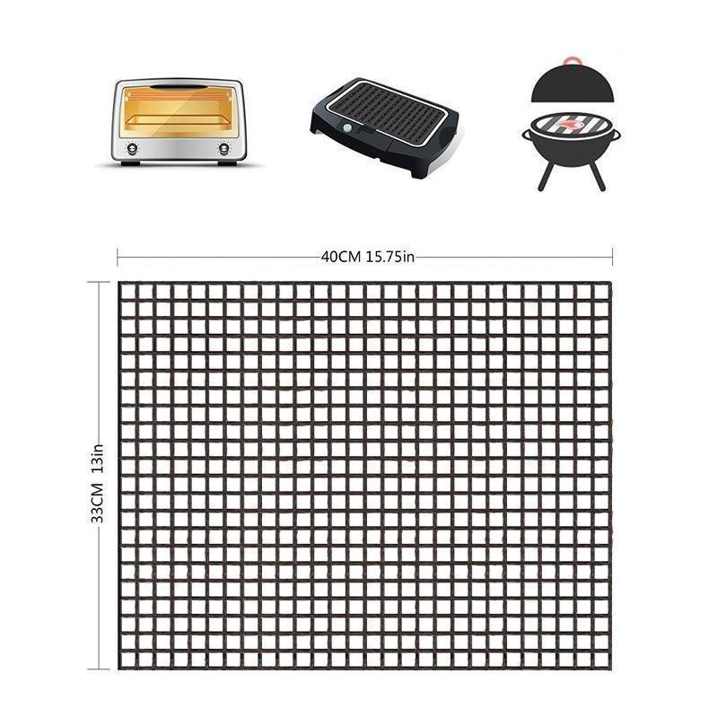 Non-stick BBQ grill mat set, a must-have cooking tool for any outdoor grilling enthusiast