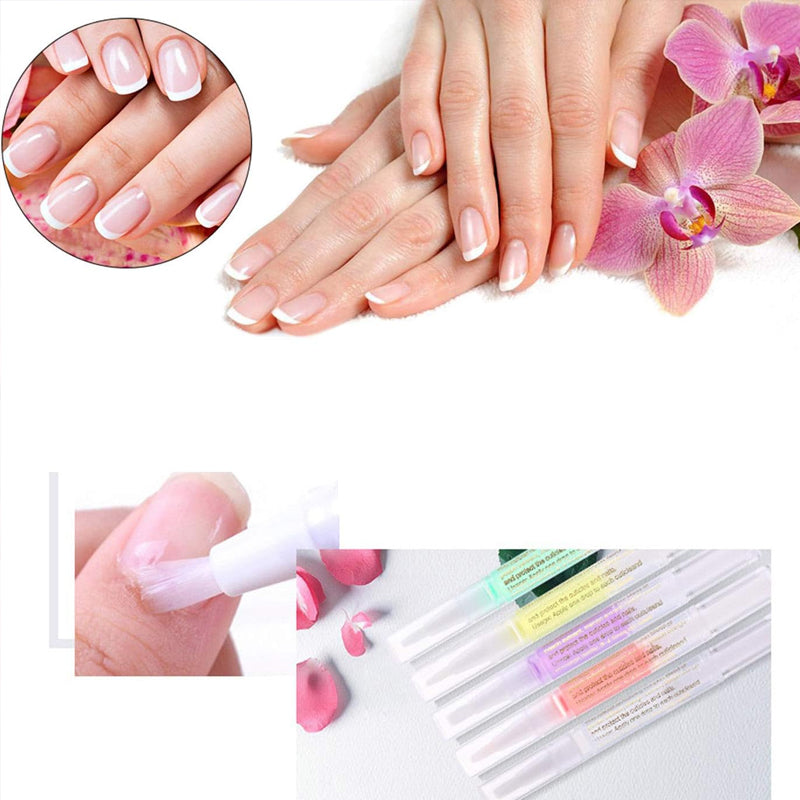 Comparison of weak nails vs. strong nails after using Nail Growth & Strengthening Cuticle Oil.