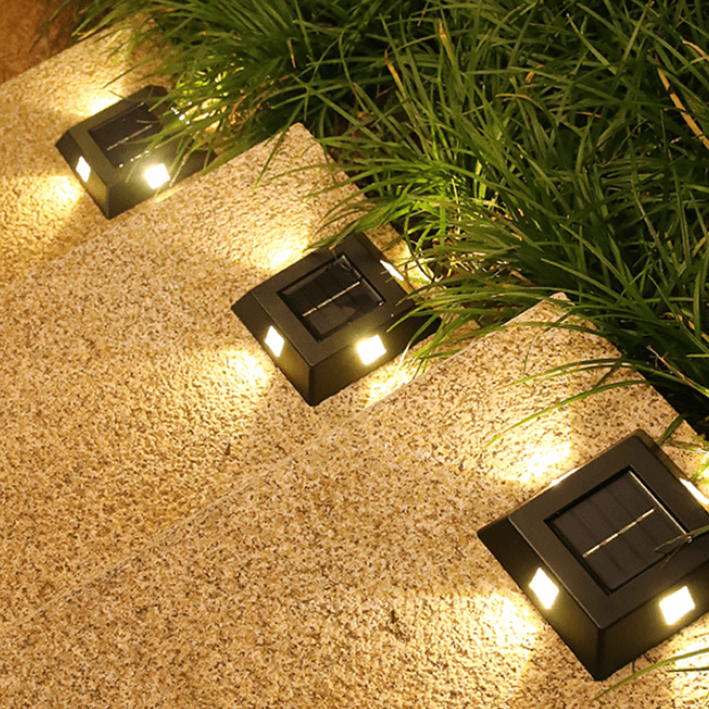 Durable outdoor solar wall light, built to withstand elements for consistent path lighting