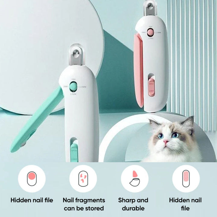 Professional pet nail clippers in pink, a reliable tool for quick & safe nail trimming sessions