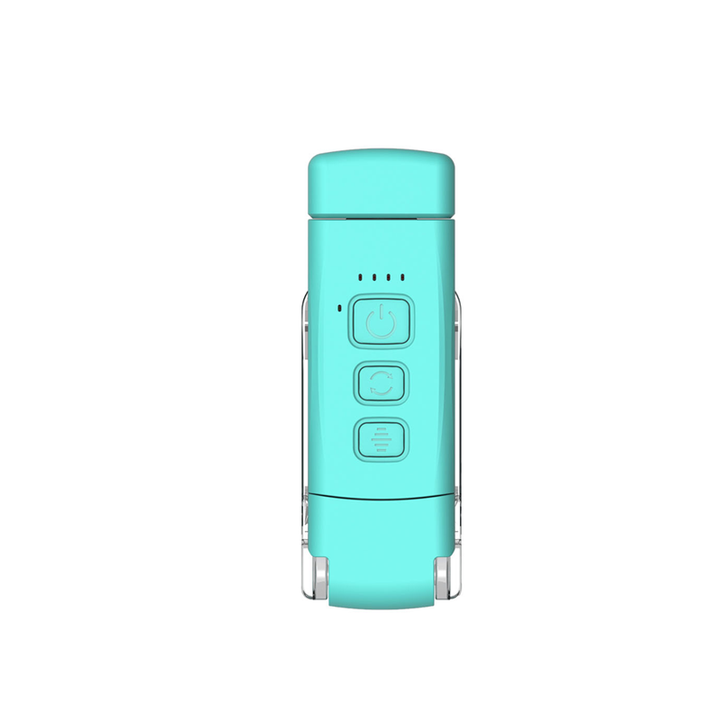Packaging of the portable clip-on LED reading light, featuring key eye-care benefits