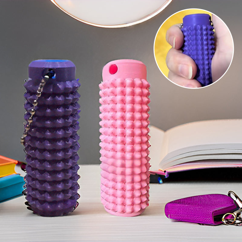 Unisex Calming Sensory Spike Keychain, a portable fidget toy for anxiety and stress relief