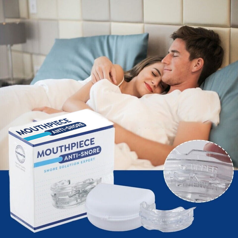 Unisex Custom Fit Anti-Snoring Mouth Guard for Peaceful Sleep