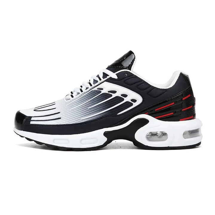 Front view of Unisex Dynamic Court Sports Shoes, highlighting the secure lacing system and toe protection