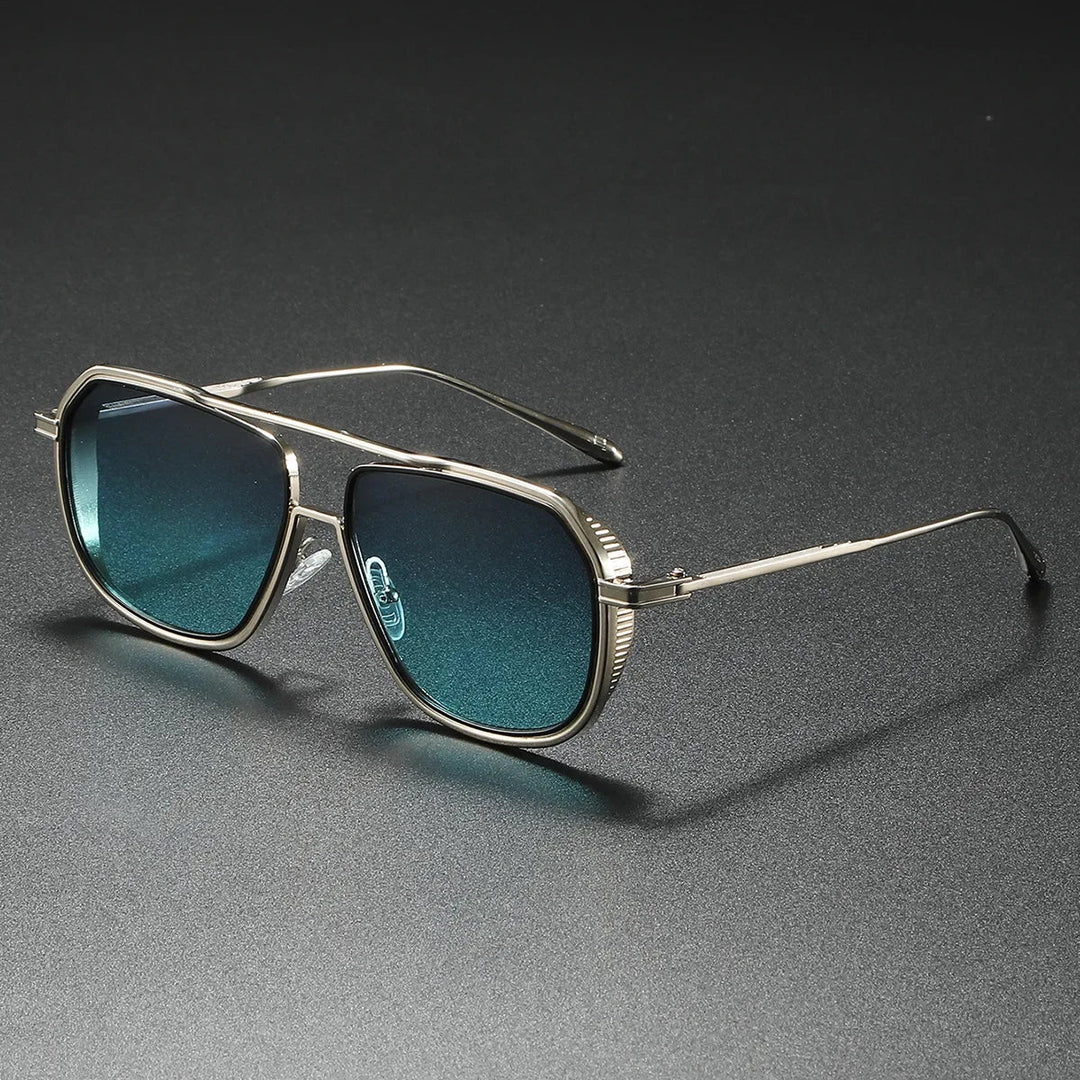 Unisex fashion geometric sunglasses, an essential accessory for UV-protected active wear
