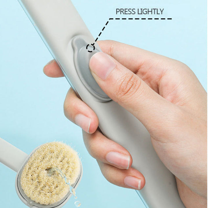 Wellness long handle bath back scrubber, perfect for a relaxing and cleansing shower