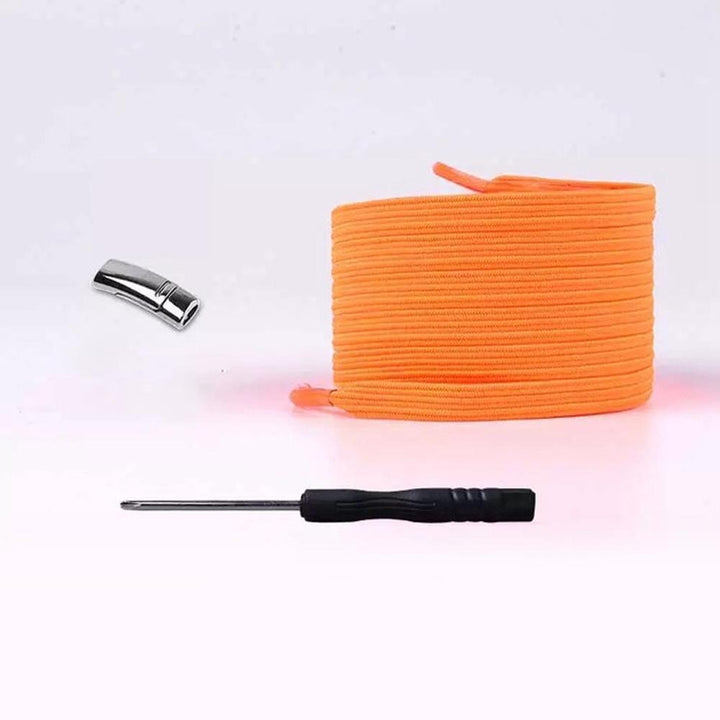 Magnetic shoelaces with a durable quick-lock system, a smart shoe accessory