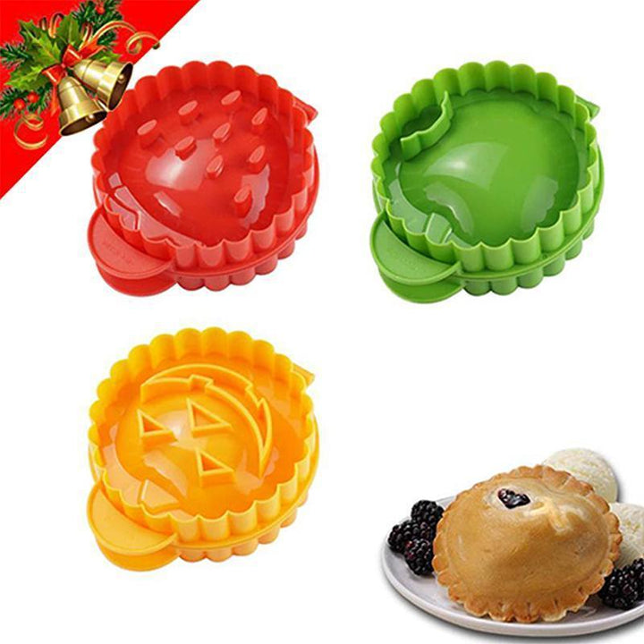 Dishwasher-safe Mini Pie Press & Dough Cutter Set, simplifying homemade mini pies and pastry work