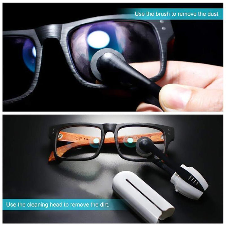 Unisex Mini Portable Eyeglass Cleaner, compact and effective for on-the-go lens cleaning