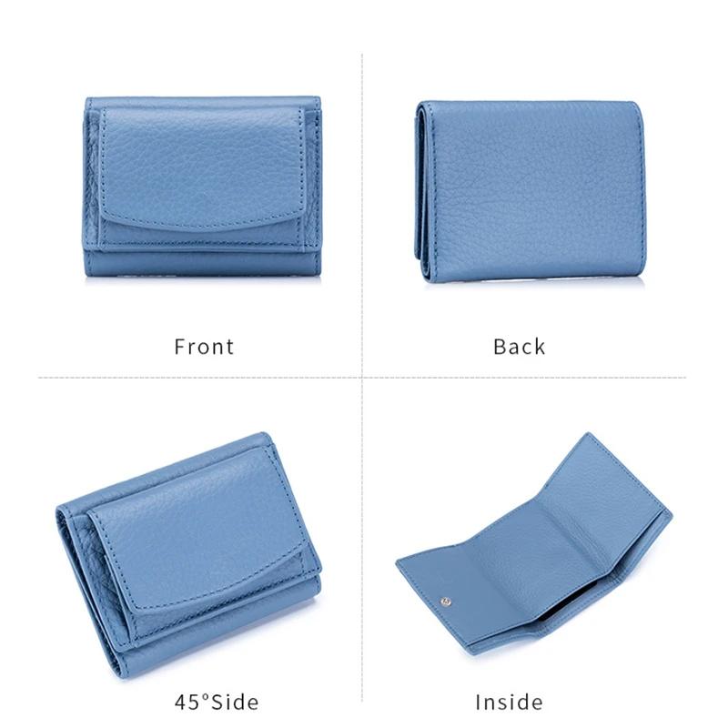 Unisex RFID blocking card holder and coin purse, convenient for travel