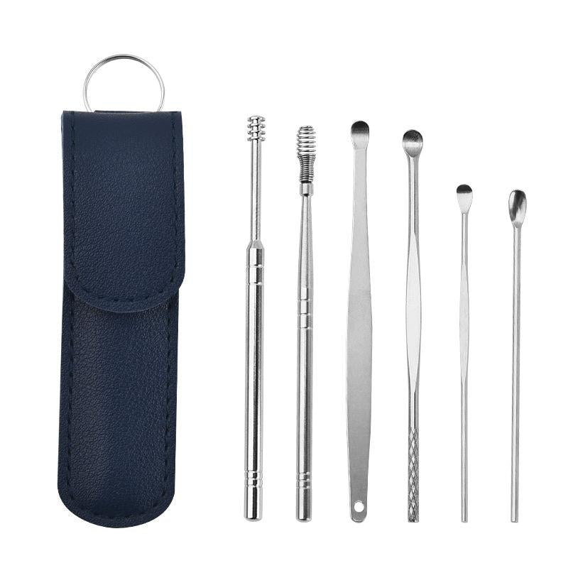 Gift-ready packaging for the unisex stainless steel earwax removal kit, a practical present