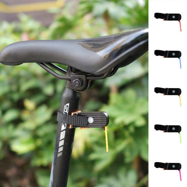 Bright red LED bike taillight with USB charging port, ideal rear safety light