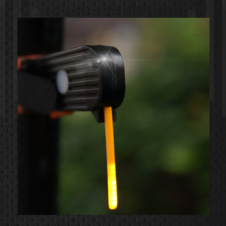High-visibility red LED taillight for bikes, quick and convenient USB charging