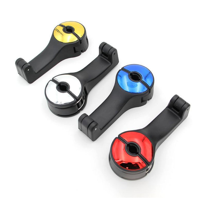 Car headrest hook for bags, groceries, and clothes, maximizing vehicle interior space, 360° rotation