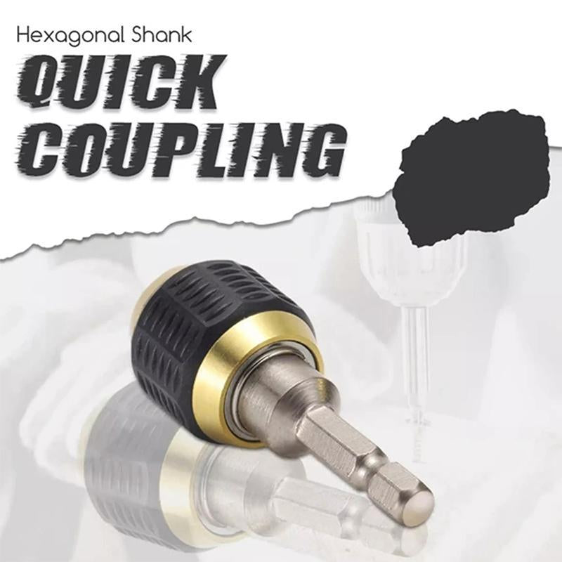 High-quality chrome vanadium drill adapter, designed for quick bit changes and efficiency