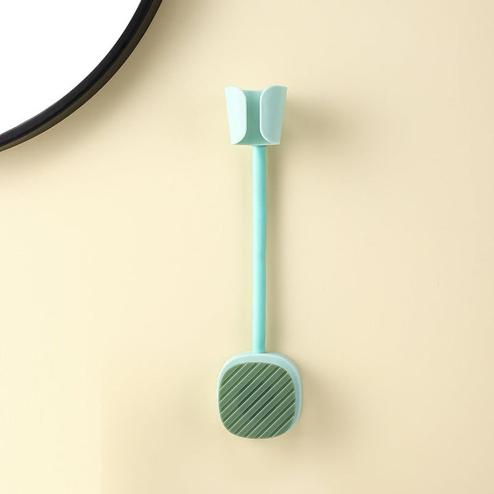 Robust wall mounted hair dryer holder, designed for secure and long-lasting bathroom storage