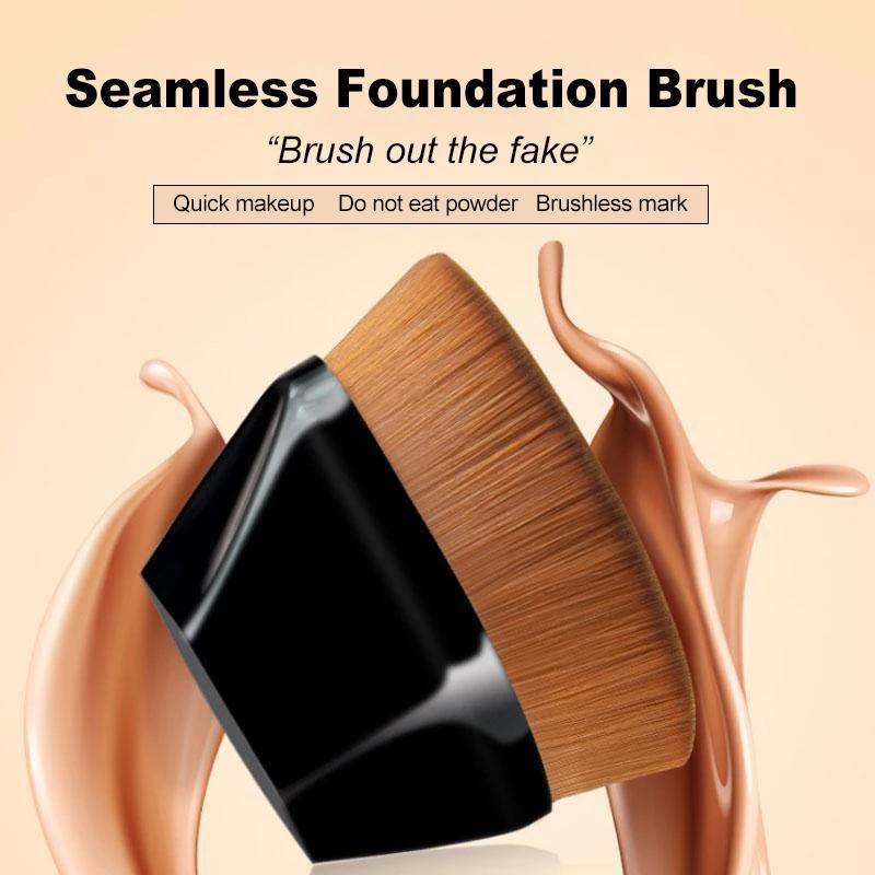 Women's high-density seamless foundation brush for flawless makeup application