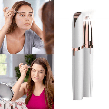 Women's painless precision eyebrow epilator for smooth, perfectly shaped brows