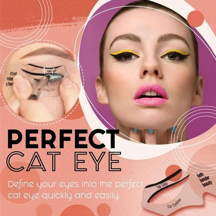 Beauty tool: Eyeliner stencil set, essential for achieving perfect eye makeup styles