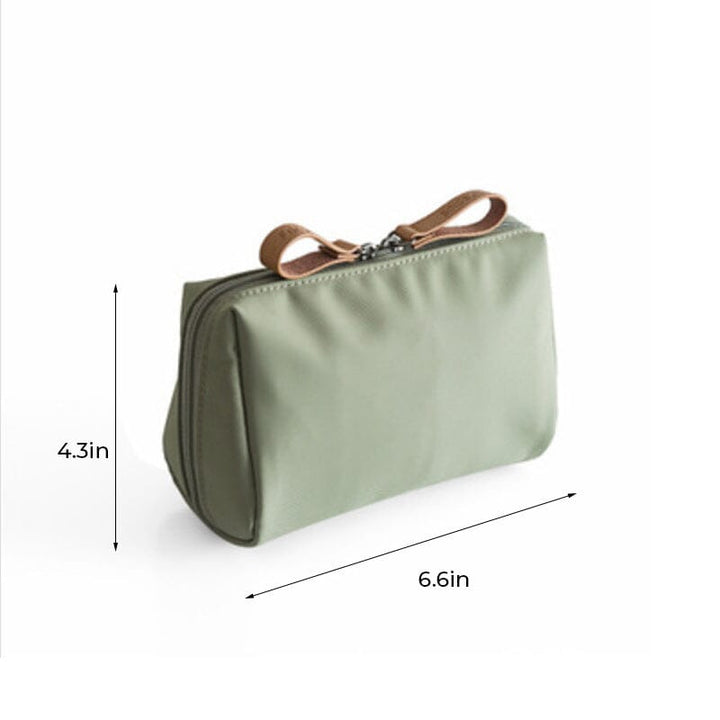 Chic women's travel accessory, compact makeup organizer bag
