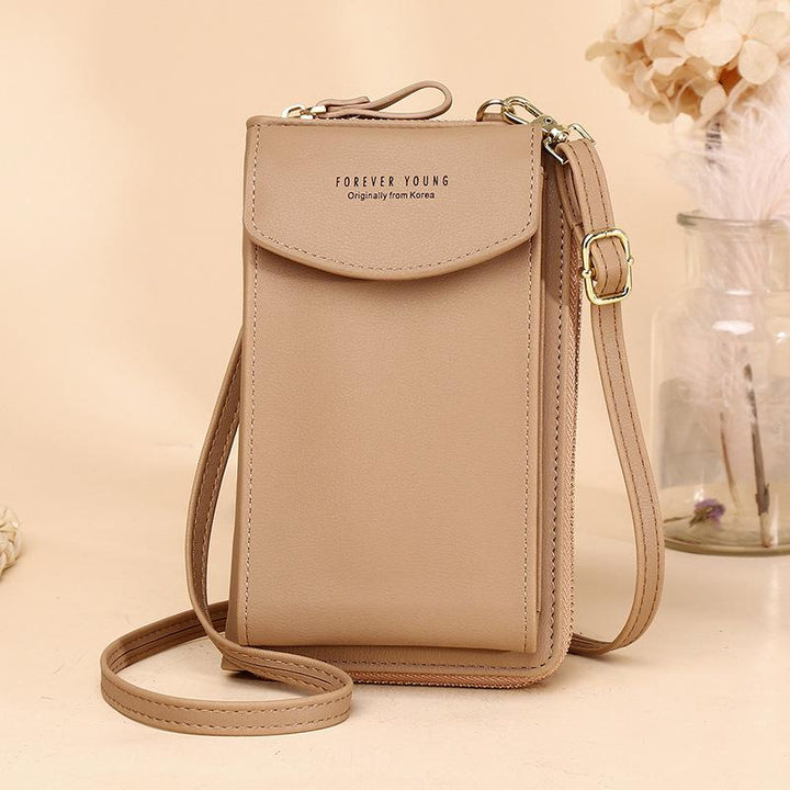 Fashion women's crossbody pouch wallet, ideal for carrying essentials to events