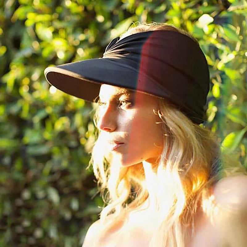 Breathable nylon women's hat with UV protection, essential for summer outdoor wear